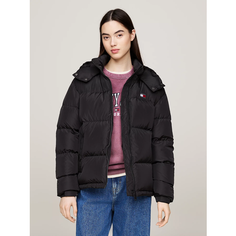 Пуховик Tommy Jeans, размер M, черный