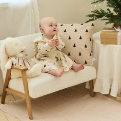 Платье Крошка Я, размер 80/86, бежевый