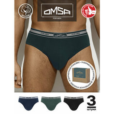 Трусы Omsa, комплект из 3 шт., размер 46(M), мультиколор