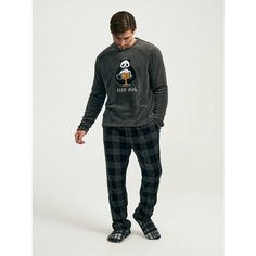 Пижама ТВОЕ, размер 2XL, серый