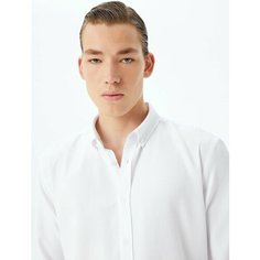 Рубашка KOTON, размер XXL, белый