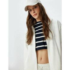 Толстовка KOTON, размер XS, , белый