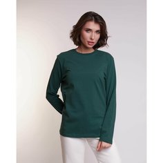 Лонгслив Uzcotton, размер 40-42\XS, , темно-зеленый