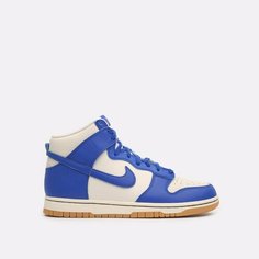 Кроссовки NIKE Dunk Hi Retro SE, размер 10US, синий/белый