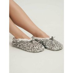 Тапочки ТВОЕ, размер 35-36, серый