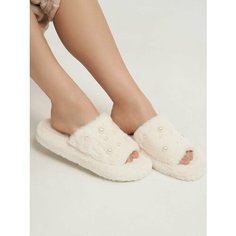 Тапочки ТВОЕ, размер 35-36, белый