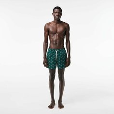 Шорты для плавания LACOSTE, размер TS, темно-зеленый