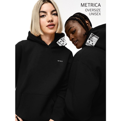 Худи для кормящих мам METRICA, размер 50-52, , черный