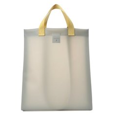 Сумка шоппер Calzetti, фактура гладкая, серый