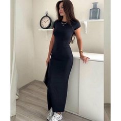 Платье , размер 40/48, 03 черный Турция