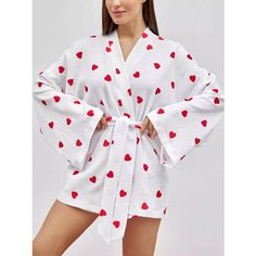 Пижама Mimi Pajamas New, размер S, белый/красный