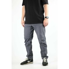 Брюки чинос BLK CROWN basic, размер S, серый