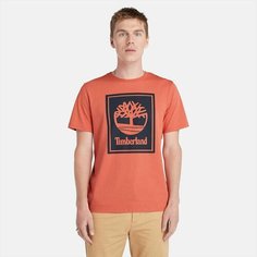Футболка Timberland, размер L, красный
