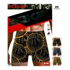 Трусы Bokai, комплект из 2 шт., размер XXXL, мультиколор