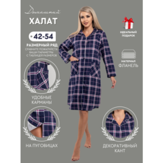 Халат NUAGE.MOSCOW Global, размер XL, фиолетовый