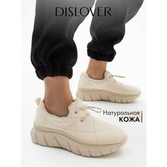 Кроссовки DISLOVER, полнота 7 (RU)/ на среднюю и широкую стопу, размер 39, молочный