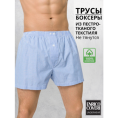 Трусы Enrico Coveri, размер 7/XXL, светло-голубой