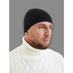 Шапка бини , размер 56-62, черный Без бренда