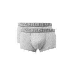 Трусы BIKKEMBERGS Classic, комплект из 2 шт., размер L, серый..