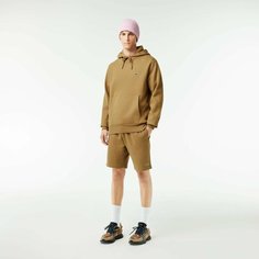 Худи LACOSTE Classic fit, размер T3, , коричневый