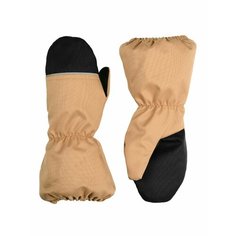 Варежки KISU, размер 8, темно-бежевый