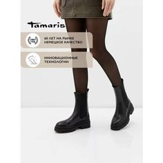 Ботинки челси Tamaris, размер 39, черный