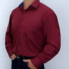 Рубашка Alexander Matin, размер 9XL, бордовый