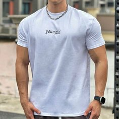 Футболка, размер 2XL, белый Нет бренда