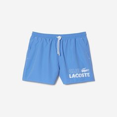 Шорты для плавания LACOSTE Quick Dry, размер TS, голубой