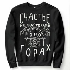 Свитшот RexTex, размер L, , черный