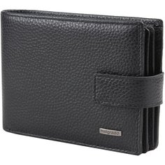 Портмоне malgrado, фактура зернистая, black 5001