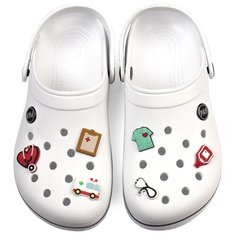 Сабо PANINTER, размер 36-37, белый/кардиолог