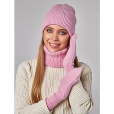 Шапка бини LUCHERMI, размер U, темно-розовый