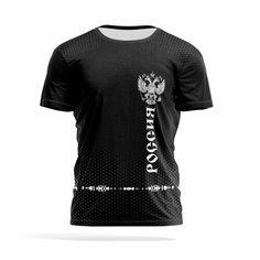 Футболка PANiN Brand, размер 4XL, черный, серый