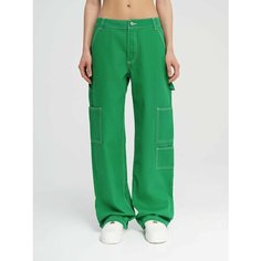 Брюки карго ТВОЕ, размер XS, зеленый