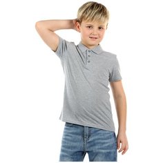 Поло N.O.A., размер 128, серый NOA