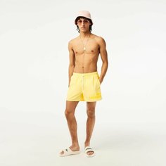 Шорты для плавания LACOSTE Quick Dry, размер TS, Желтый