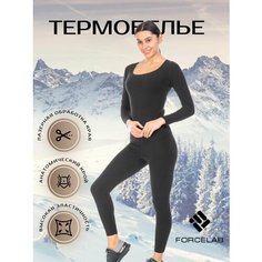 Комплект термобелья FORCELAB Спорт, размер XL, black