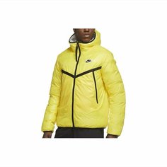 Пуховик NIKE, размер XL, светло-желтый