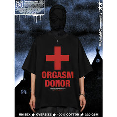 Футболка Оверсайз, размер S, черный Victorian Cross