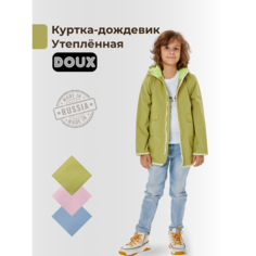 Парка, размер 134-140, зеленый Doux Kids