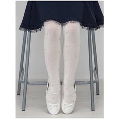 Колготки Dover, 100 den, размер 122-128/7-8лет, кремовый