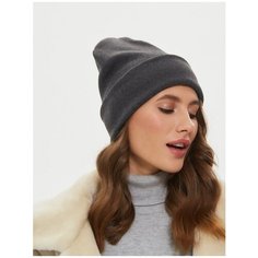 Шапка бини , размер 50;52;54;56, темно-серый buy me