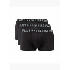 Трусы BIKKEMBERGS Classic, комплект из 3 шт., размер M, black