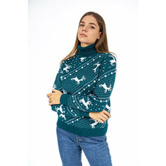 Джемпер Anri, размер 48, , зеленый