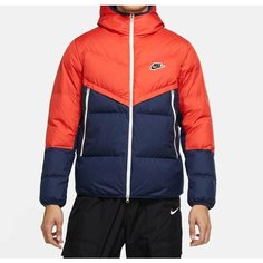 Пуховик NIKE, размер М, темно-синий