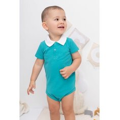 Боди crockid, размер 68, зеленый