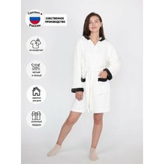 Халат ЛАРИТА, размер 50, белый