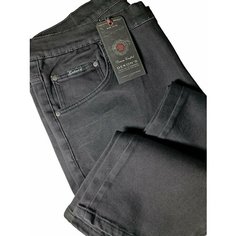 Джинсы классические , размер 56, black Нет бренда