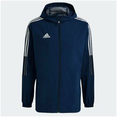 Куртка спортивная adidas, размер S, синий